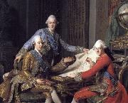 Gustav III of Sweden, and his brothers Alexander Roslin